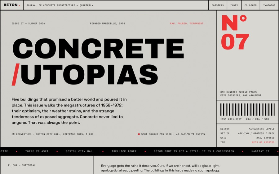Screenshot of BÉTON