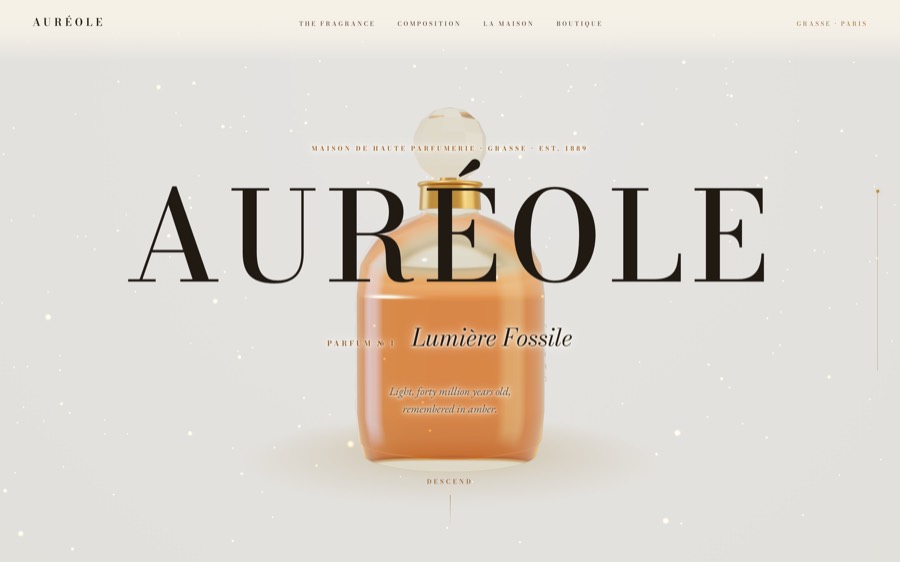 Screenshot of AURÉOLE