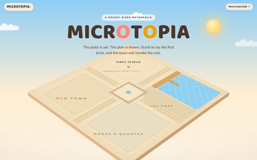 Screenshot of MICROTOPIA