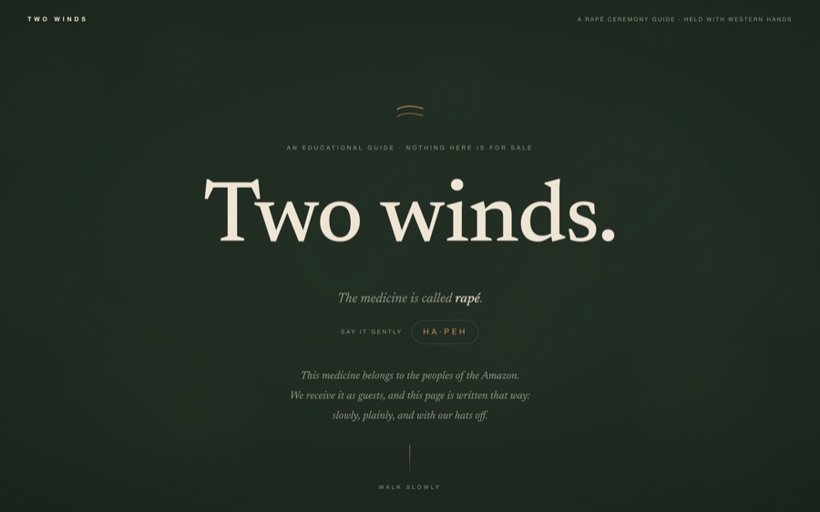 Screenshot of TWO WINDS