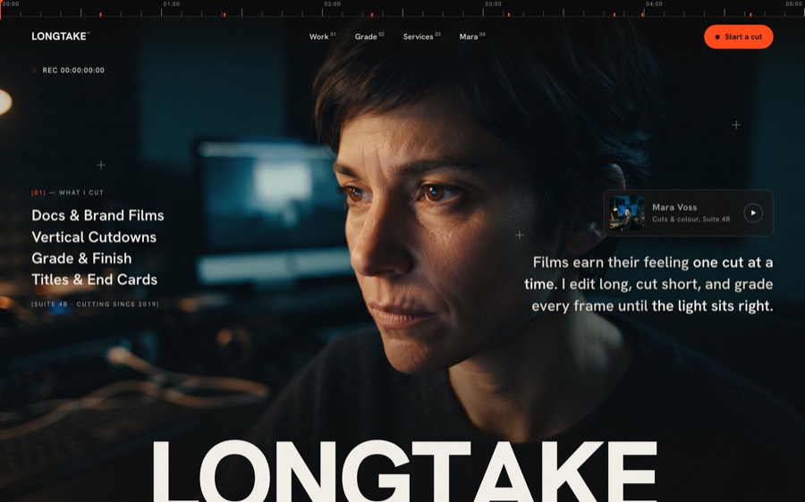 Screenshot of LONGTAKE